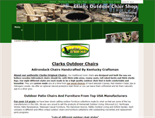 Tablet Screenshot of clarksoutdoorchairs.com